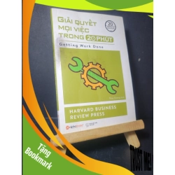 (TẶNG BOOKMARK) Giải quyết mọi vấn đề trong 20 phút 2016 mới 70% bẩn bìa, ố, bị ẩm, gập bìa, có chữ viết RBK0906 KỸ NĂNG