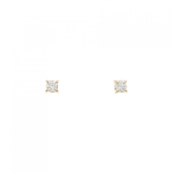 K18YG Solitaire Bông tai Kim cương 0.10CT - Hàng hiệu Chính hãng