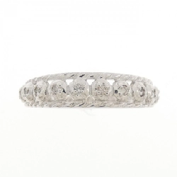 Nhẫn kim cương K18WG 0.08CT 668364