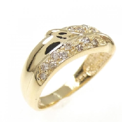 Nhẫn kim cương K18YG 0.21CT