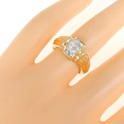 Nhẫn kim cương K18YG 0.67CT 672502