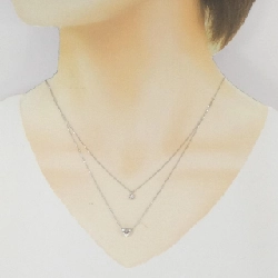 K10WG Dây chuyền hình trái tim bằng đá cubic - Hàng hiệu Authentic 857995