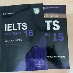 Set 2 quyển sách luyện thi IELTS Academic của Cambridge quyển 15,16 có đáp án 781081
