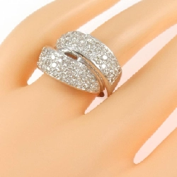 Nhẫn kim cương Pavé 750WG - Hàng hiệu Authentic 847283