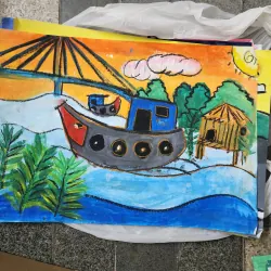 Combo 22 tranh vẽ acrylic chủ đề phong cảnh 799973