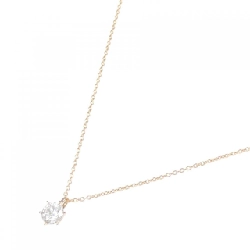 K18PG Dây chuyền kim cương 0.352CT H SI2 EXT - Hàng hiệu Chính hãng 875290