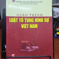 Giáo trình luật tố tụng hình sự 291188