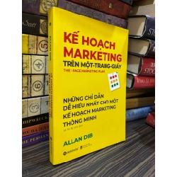 Kế hoách marketing trên một trang giấy - Allan Dib