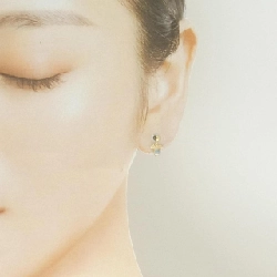 K18YG Blue Topaz Bông tai - Hàng hiệu Chính hãng 865005