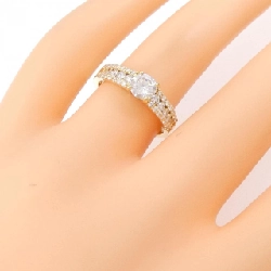 Nhẫn kim cương K18YG 0.507CT F SI1 VG - Hàng hiệu Authentic 875063