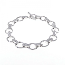 K18WG Vòng tay kim cương 1.20CT - Hàng hiệu Chính hãng 871061