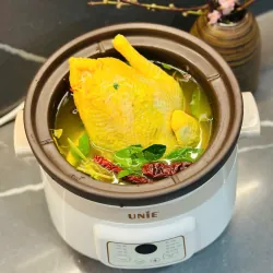 GÀ Ủ MUỐI VÀNG ƯƠM – NGỌT THỊT, THƠM NỨC MŨI CÙNG NỒI NẤU CHẬM UNIE USC308 🍗 757011