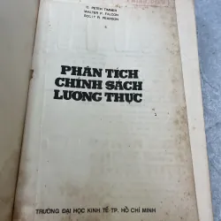 PHÂN TÍCH CHÍNH SÁCH LƯƠNG THỰC - ĐỖ HẢI MINH, NGUYỄN THỊ ĐẠT 931609