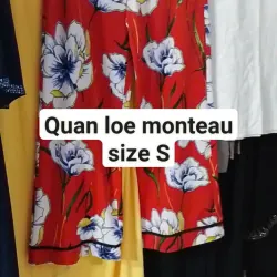 Quần ống rộng size S 932162