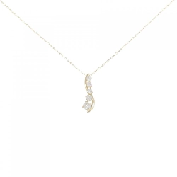 K18YG Dây chuyền kim cương 0.15CT - Hàng hiệu Chính hãng