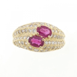 Nhẫn Ruby K18YG 0.78CT - Hàng hiệu Chính hãng 855084