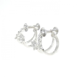 K18WG/K14WG Bông tai hoa kim cương - Hàng hiệu Authentic 873024