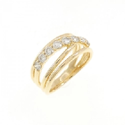 Nhẫn nhẫn hồng kim cương K18YG 0.33CT