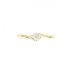 Nhẫn kim cương Solitaire K18YG 0.10CT 673636