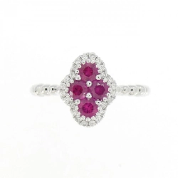 Nhẫn ruby K18WG 0.54CT 673625