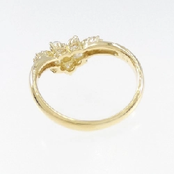 Nhẫn kim cương hoa K18YG 0.53CT 673310