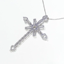 14KWG/K18WG Dây chuyền hình chữ thập Cubic - Hàng hiệu Chính hãng 858604