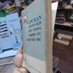 Sách: Văn Bản với tư cách đối tượng nghiên cứu Ngôn ngữ học - I.R Galperin (A2) 589050
