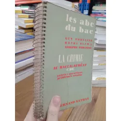 La chimie au baccalauréat CDE: Sujets-Questions, Problèmes résolus 561238