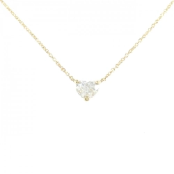 Dây chuyền kim cương K18YG 0.406CT G SI1 hình trái tim - Hàng hiệu Chính hãng