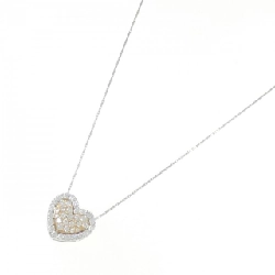 K18PG/K18WG 2WAY Mặt Dây Chuyền Hình Trái Tim Đính Kim Cương 0.90CT - Hàng hiệu Chính hãng 862893