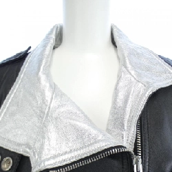 【Mã giảm giá】Áo khoác da biker SAINT LAURENT 640119