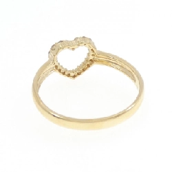 Nhẫn kim cương hình trái tim K18YG 0.13CT 668035