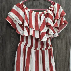 Bộ jump đùi siêu xinh phối kẻ sọc