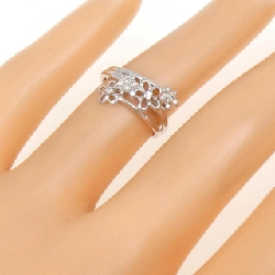 Nhẫn kim cương hoa K10WG 0.06CT - Hàng hiệu Authentic 845779