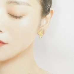 Bông tai kim cương K18YG 0.21CT - Hàng hiệu Chính hãng 869890