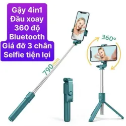 gậy chụp hình tripod 2in1 R1 có remote bluetooth 548707