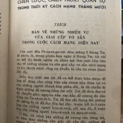 Chiến lược chiến thuật quân sự trong thời kỳ cách mạng tháng 10 - Tác giả: V.I. Lê-nin 1046560