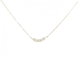 Dây chuyền kim cương K18YG 0.06CT - Hàng hiệu chính hãng