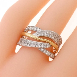 【Sản phẩm mới】Nhẫn kim cương PT900/K18YG 1.00CT 669735