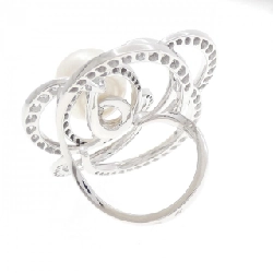 Nhẫn Camelia Chanel 12.2mm - Hàng hiệu Chính hãng 838367