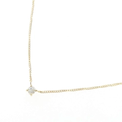 K18YG Solitaire Dây chuyền kim cương 0.16CT - Hàng hiệu Chính hãng 863521