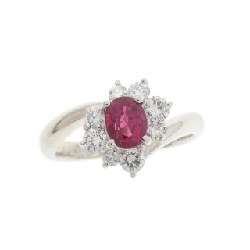 Nhẫn Ruby PT900 0.69CT - Hàng hiệu Chính hãng 854277