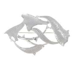 Tamura Shunichi Kim cương Brooch 0.31CT