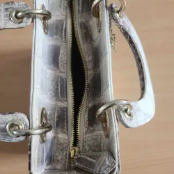 túi da cá sấu bạch tạng, da cá sấu thật 994243