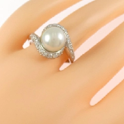 Nhẫn ngọc trai Akoya K18WG 10mm - Hàng hiệu Authentic 847728