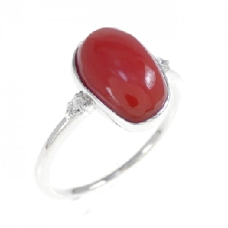 Nhẫn san hô K18WG