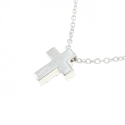 K18WG Dây chuyền kim cương chéo 0.10CT - Hàng hiệu Chính hãng 864570