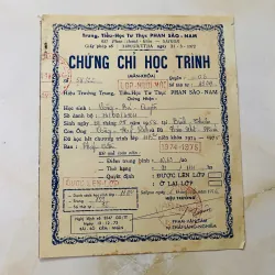 Bộ thành tích biểu xưa nam sinh Trung học tư thục Phan Sào Nam và Phan Chu Trinh Biên Hoà 1013154