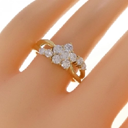Nhẫn kim cương hoa K18YG 1.02CT - Hàng hiệu Authentic 851327