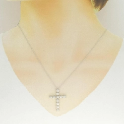 K18WG Đeo chéo × Ngôi sao Dây chuyền kim cương 0.44CT - Hàng hiệu Chính hãng 861095